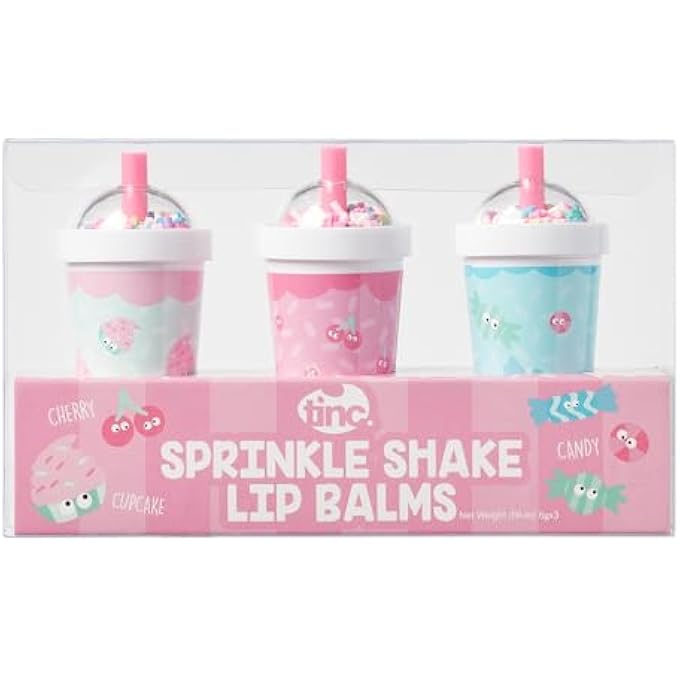 Tinc SPRINKLE SHAKE LIP BALM SET, 3 PACK - Image 1